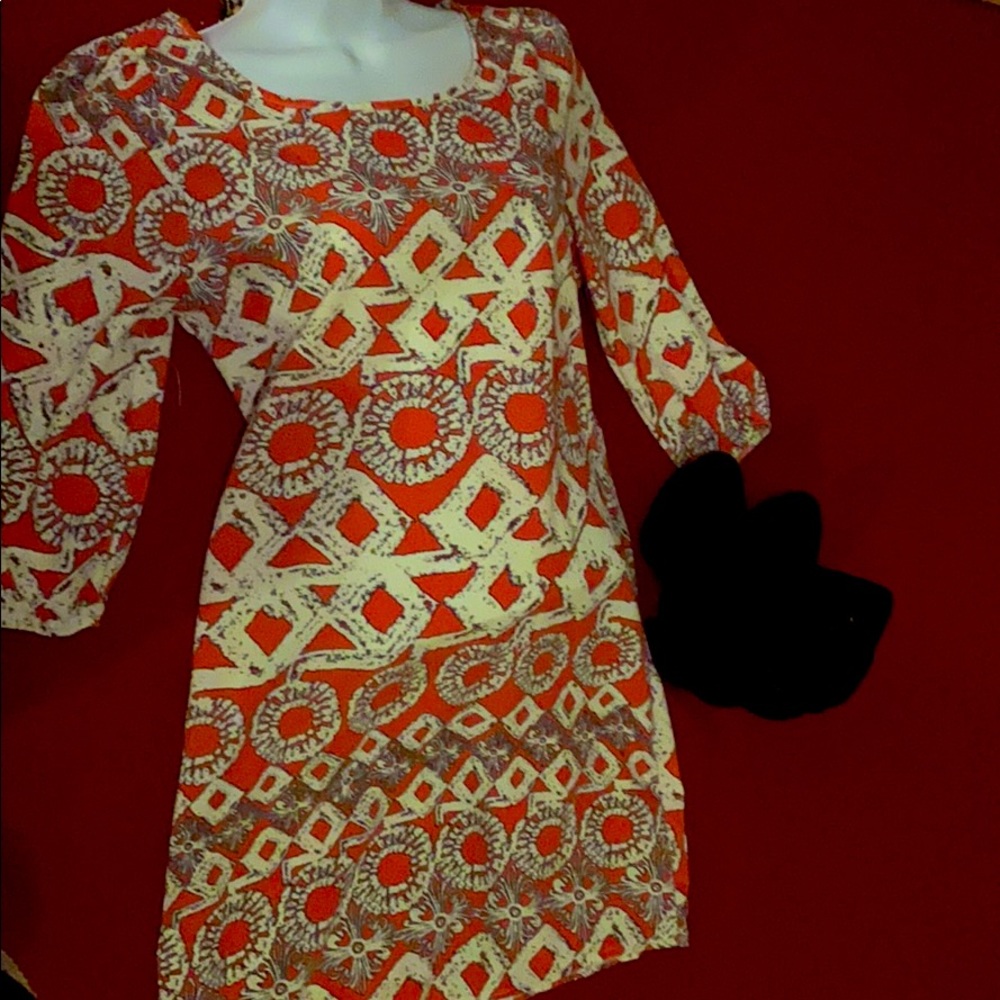 Papermoon 3/4 length sleeve mini dress